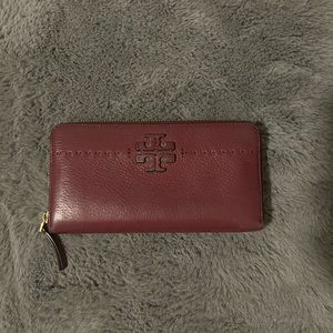 Tory Burch Burgundy Purse Wallet